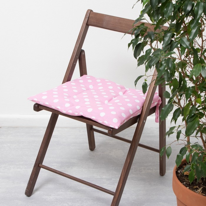 Сидушка на стул «Доляна. Капкейк» (вид 2), 42×42×7 см, 100% хлопок, 165 г/м² - Фото 1