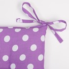 Сидушка на стул «Доляна. Спелая смородина», 42×42×7 см, 100% хлопок, 165 г/м² - Фото 3