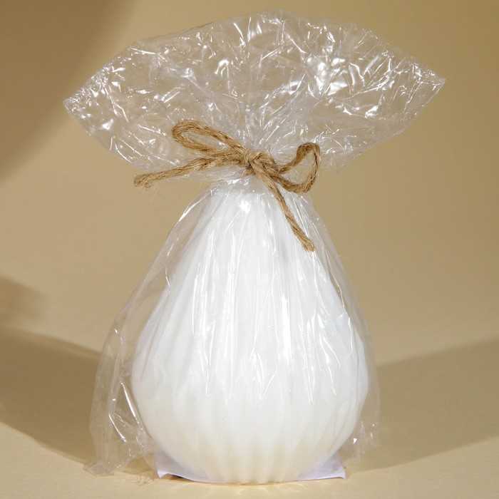 Свеча формовая "Оригами", белая - фото 1908861244