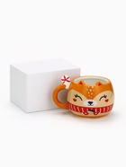 Кружка новогодняя керамическая «Белочка», 400 мл, ручная работа - Фото 7