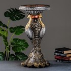 Фигура - подставка для мелочей «Столик. Павлины», гипс, бронза-золото, 68×35×35 см - Фото 2