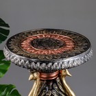 Фигура - подставка для мелочей «Столик. Павлины», гипс, бронза-золото, 68×35×35 см - Фото 3