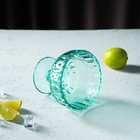 Креманка стеклянная Magistro «Ла-Манш», 350 мл, 12×10,5 см, цвет бирюзовый - Фото 6