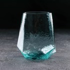 Стакан стеклянный Magistro «Дарио», 450 мл, цвет изумрудный - фото 4348405