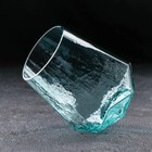 Стакан стеклянный Magistro «Дарио», 450 мл, цвет изумрудный - фото 4348406