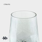 Бокал для вина Magistro «Дарио», 500 мл, 7.3×25 см, стекло, бирюзовый - Фото 3