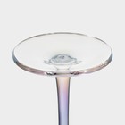 Набор бокалов из стекла для шампанского Magistro «Дарио», 180 мл, 7×27,5 см, 2 шт, цвет перламутровый - Фото 3