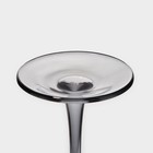 Набор бокалов из стекла для шампанского Magistro «Дарио», 180 мл, 7×27,5 см, 2 шт, цвет графит - Фото 6
