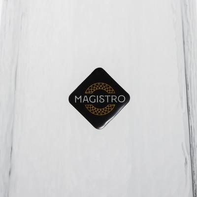 Бокалы для шампанского Magistro «Дарио», 180 мл, 7×27.5 см, стекло, набор 2 шт., прозрачные
