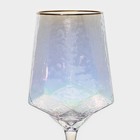 Набор бокалов из стекла для вина Magistro «Дарио», 500 мл, 7,3×25 см, 2 шт, цвет перламутровый - Фото 4