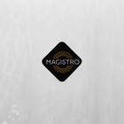 Набор бокалов из стекла для вина Magistro «Дарио», 500 мл, 10×25 см, 2 шт, цвет графит - Фото 8