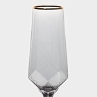 Бокалы для шампанского Magistro «Дарио», 180 мл, 7×27.5 см, набор 6 шт., стекло, графитовые - Фото 4