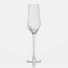 Набор бокалов из стекла для шампанского Magistro «Дарио», 180 мл, 7×27,5 см, 6 шт, цвет прозрачный - Фото 2