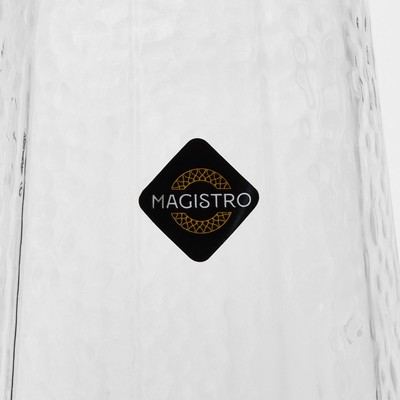 Бокалы для шампанского Magistro «Дарио», 180 мл, 7×27.5 см, набор 6 шт., стекло, прозрачные