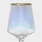 Бокалы для вина Magistro «Дарио», 500 мл, 7.3×25 см, набор 6 шт., стекло, перламутровые - Фото 4