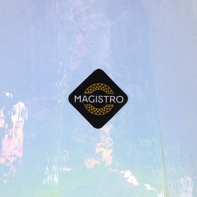 Бокалы для вина Magistro «Дарио», 500 мл, 7.3×25 см, набор 6 шт., стекло, перламутровые