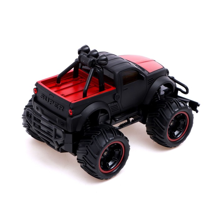 Джип радиоуправляемый «Пикап», 1:20, работает от аккумулятора, цвет чёрный 53415