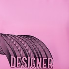 Сумка-шопер «Дизайнер», без молнии, без подкладки, цвет розовый - Фото 5