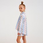 Шорты для девочки MINAKU: Cotton Collection цвет белый, рост 134 - Фото 3