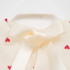 Платье для девочки MINAKU: Cotton Collection, бежевое, рост 122 см - фото 49299299