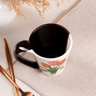 Кружка "Парусная", тюльпаны, керамика, 0.3 л - фото 37556285