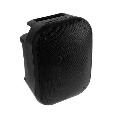 Портативная колонка Perfeo DISCO RING, FM, MP3, microSD, USB, AUX, 20 Вт, 3600 мАч, черная