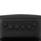 Портативная колонка Perfeo DISCO RING, FM, MP3, microSD, USB, AUX, 20 Вт, 3600 мАч, черная - фото 51321153 Портативная колонка Perfeo DISCO RING, FM, MP3, microSD, USB, AUX, 20 Вт, 3600 мАч, черная - фото 51321153