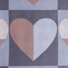 Постельное бельё LoveLife Дуэт «Сердца» 143х215см-2шт, 225х240см, 50х70см-2шт - Фото 3