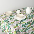 Скатерть «Доляна. Кактусы», 145×300 см, 100% п/э - Фото 2