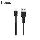 Кабель Hoco U31, Lightning - USB, 2.4 А, 1 м, нейлоновая оплетка, черный - Фото 2