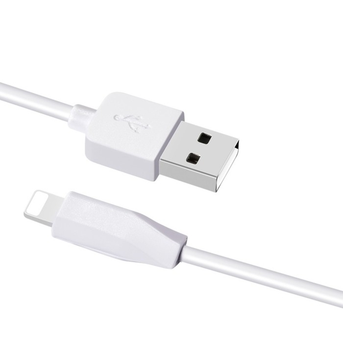 Кабель Hoco X1, Lightning - USB, 2.4 А, 1 м, белый - фото 51455056