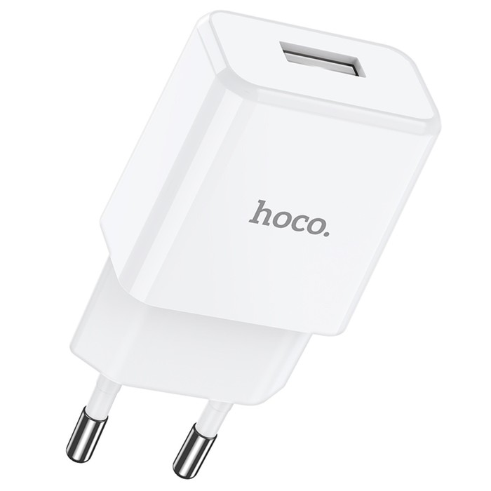 Сетевое зарядное устройство Hoco N9, USB - 2.1 А, белый - фото 51455065