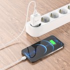 Сетевое зарядное устройство Hoco N9, USB - 2.1 А, кабель Lightning 1 м, белый 7687015 - фото 14611984