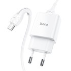 Сетевое зарядное устройство Hoco N9, USB - 2.1 А, кабель microUSB 1 м, белый - Фото 5