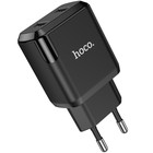 Сетевое зарядное устройство Hoco N7, 2 USB - 2.1 А, черный - Фото 5