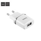 Сетевое зарядное устройство Hoco C11, USB - 1 А, кабель microUSB 1 м, белый - Фото 5