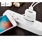 Сетевое зарядное устройство Hoco C11, USB - 1 А, кабель microUSB 1 м, белый - Фото 7