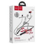 Наушники спортивные беспроводные, Hoco ES53, вакуумные, Bluetooth 5.0, с микрофоном, 100 мАч, красные - Фото 4