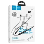 Наушники спортивные беспроводные, Hoco ES53, вакуумные, Bluetooth 5.0, с микрофоном, 100 мАч, чёрные - Фото 3