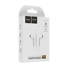 Наушники Hoco M55, проводные, вкладыши, микрофон, Jack 3.5, кабель 1.2 м, белые - Фото 6