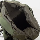 Рюкзак туристический, Taif, 60 л, отдел на затяжке, наружный карман, 2 боковых кармана, цвет оливковый - фото 11931827