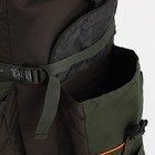 Рюкзак туристический, 65 л, отдел на стяжке, 3 наружных кармана, цвет хаки - фото 6567446