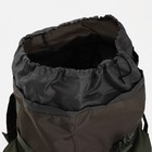 Рюкзак туристический, 65 л, отдел на стяжке, 3 наружных кармана, цвет хаки - фото 6567447