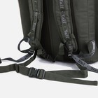 Рюкзак туристический на затяжке, 60 л, 4 наружных кармана, цвет олива - Фото 4