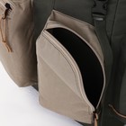 Рюкзак туристический на затяжке, 60 л, 4 наружных кармана, цвет олива - Фото 6