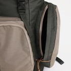 Рюкзак туристический на затяжке, 60 л, 4 наружных кармана, цвет олива - Фото 7