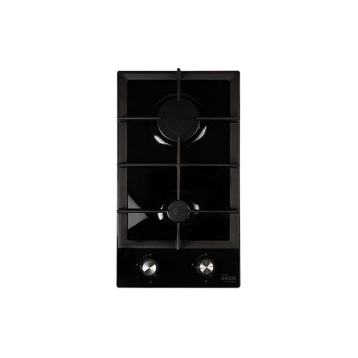Варочная поверхность marking Oasis everywhere P-GBD (F), газовая, стекло, 2 конфорки, чёрная   77914