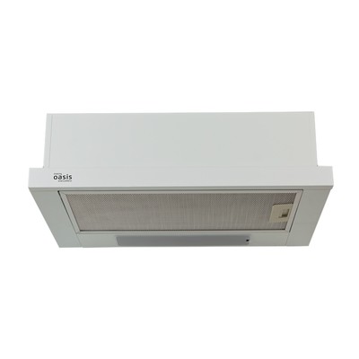 Вытяжка marking Oasis everywhere UV-60W (F), встр., 500 м3/ч, 3 скорости, 60 см, белый