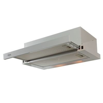 Вытяжка marking Oasis Everywhere UV-60W (F), встраиваемая, 500 м3/ч, 3 скорости, 60 см, белая