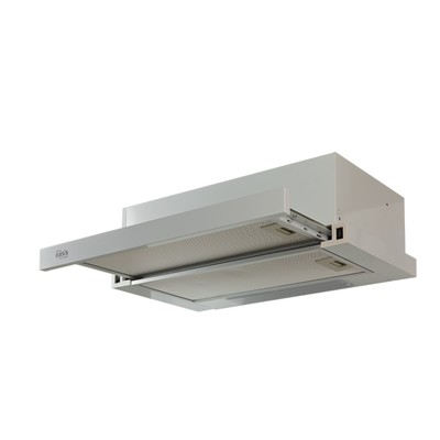 Вытяжка marking Oasis Everywhere UV-60W (F), встраиваемая, 500 м3/ч, 3 скорости, 60 см, белая